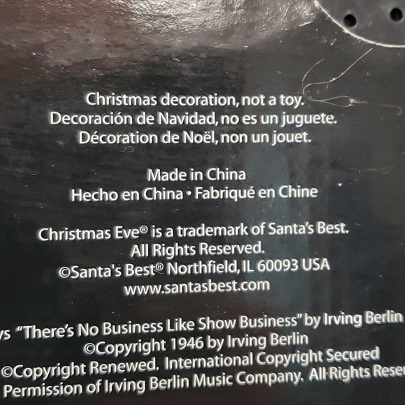 Santa's Best Snow Business Animated Musical Snowmen Christmas Eve Holiday Decor - Picture 8 of 16